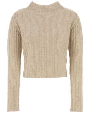 Max Mara Round-Neck Knitwear - Blanco