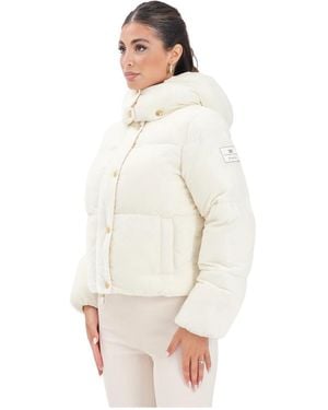 Elisabetta Franchi Winter Jackets - Blanc