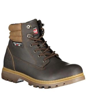 Carrera Lace-Up Boots - Brown