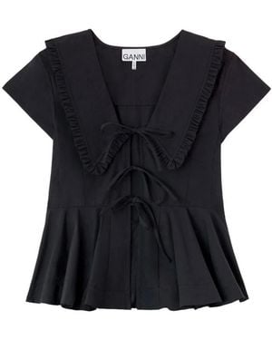 Ganni Blouses - Noir