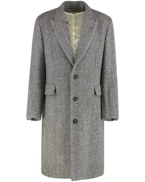 Golden Goose Single-Breasted Coats - Gray