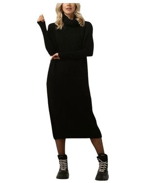 10Days Turtle Neck Midi Kleid Schwarz