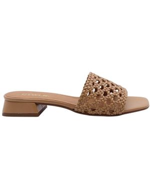 CTWLK Heeled Mules - Brown