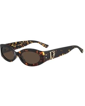DSquared² Oval Sonnenbrille - Schwarz