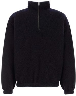 Jil Sander Fitness ,Blauw ,Fleece Jassen