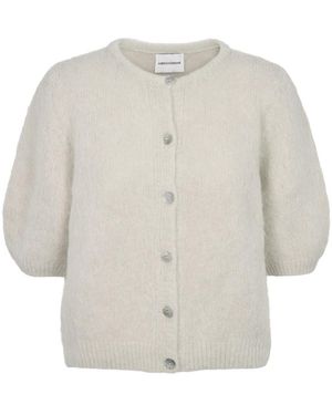 American Dreams Susan Kurzarm-Cardigan - Grau