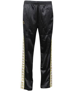 Kappa Fitness ,Zwart ,Brushed Tricot Broeken