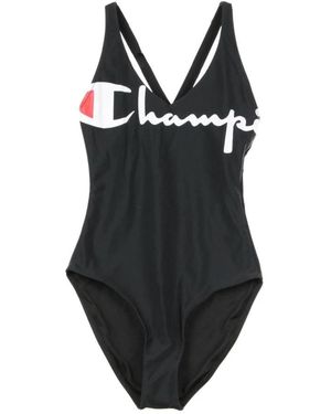 Champion Einteiliger Badeanzug - Schwarz