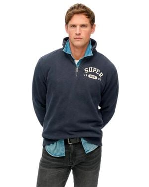 Superdry Zip-Throughs - Blu
