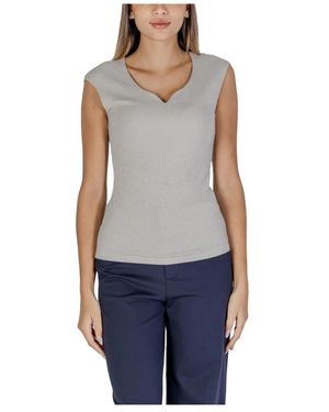 Street One Sleeveless Tops - Blu