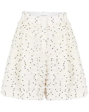 Nina Ricci Casual Shorts - Blanc