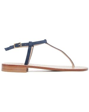 Paolo Ferrara Flat Sandals - Marrón