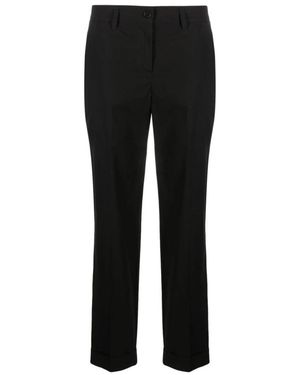 P.A.R.O.S.H. Straight Trousers - Black