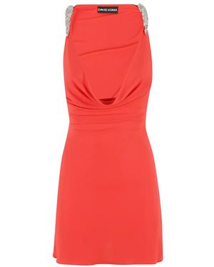 David Koma Short Dresses - Red