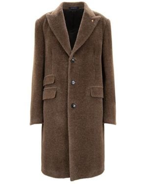 Sartoria Latorre Single-Breasted Coats - Brown