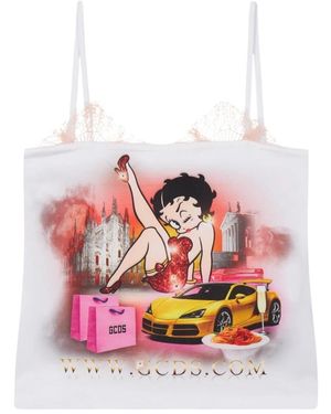 Gcds Sleeveless Tops - Pink