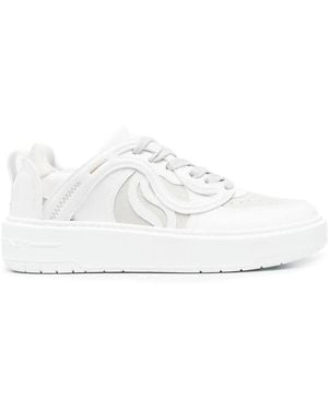 Stella McCartney Schoenen ,Wit ,Leer S-Wave 1 Low-Top Sneakers