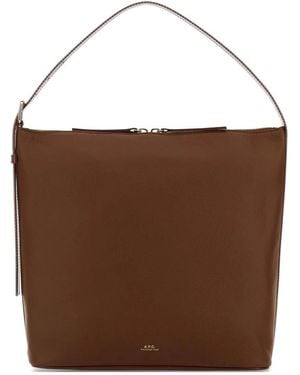 A.P.C. Shoulder Bags - Marrone