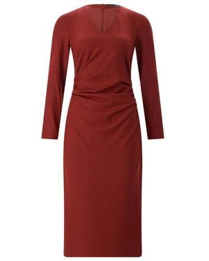 Windsor. Wollmischkleid Midi - Rot