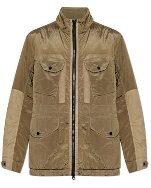 Stone Island Geïsoleerd Jack Met Patch - Groen
