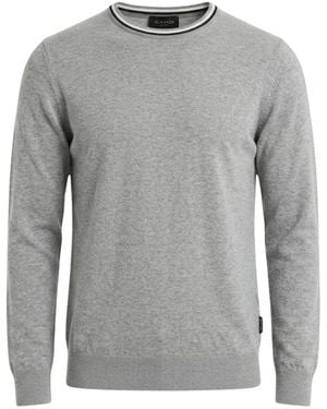 Sand Round-Neck Knitwear - Grigio
