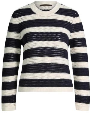 Windsor. Rundhals-Strickware - Blau