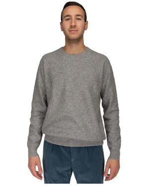 Ballantyne Knitwear > Round-neck Knitwear - Grijs