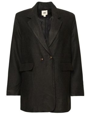 Tiffany & Co. Schwarzer Leinenblazer