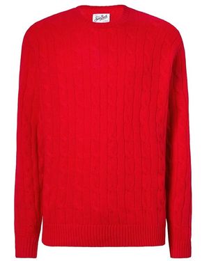MC2 Saint Barth Round-Neck Knitwear - Red