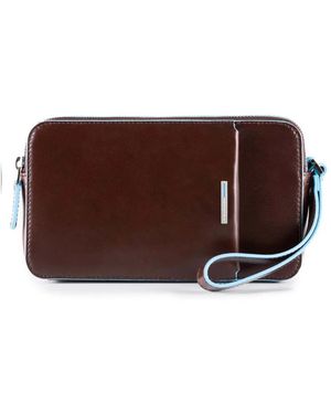 Piquadro #39;S Clutch With Two Dividers - Bruin