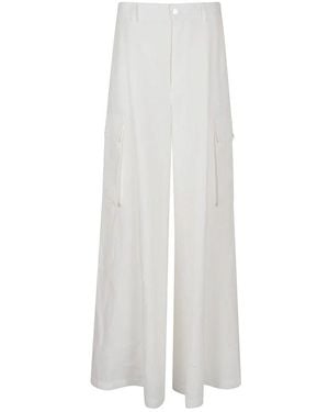 Polo Ralph Lauren Wide Trousers - Blanc