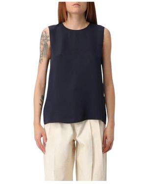 Theory Sleeveless Tops - Bleu