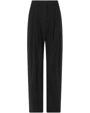 Nanushka Straight Trousers - Negro