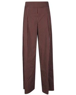 Patrizia Pepe Wide Trousers - Purple