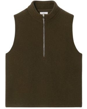 Rier Fleece Gilet City - Grün