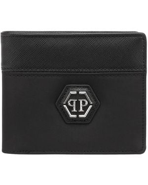Philipp Plein Kartenetui Hexagon - Schwarz
