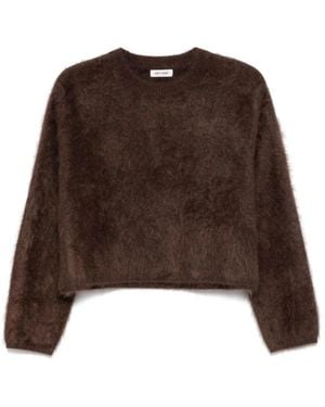 Soft Goat Geborstelde Trui - Bruin