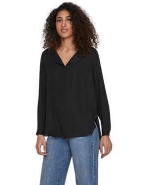 Vila Lucy L/Shirt - Schwarz