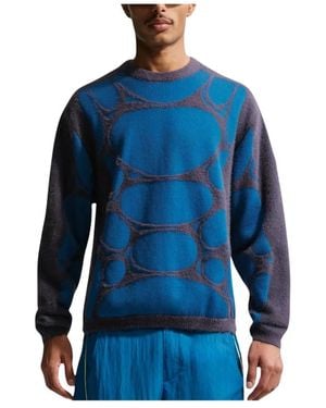 Nike Fitness ,Veelkleurig ,Polyester Project F.R.O.G. Jelly Cage Sweater - Blauw