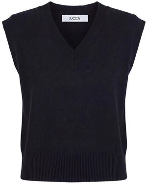 Jucca V-Neck Knitwear - Blue