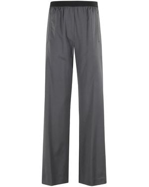 Tela Straight Trousers - Grigio