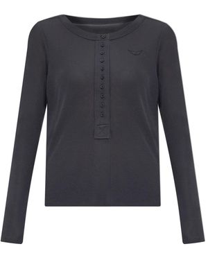 Zadig & Voltaire Long Sleeve Tops - Grijs