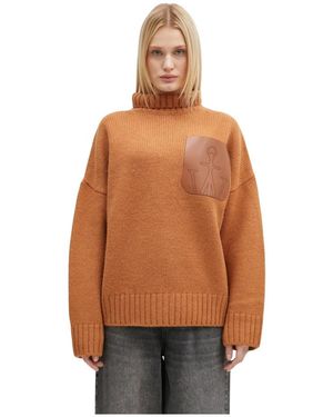 JW Anderson Turtlenecks - Marron