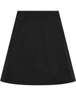 McQueen Midi Skirts - Black
