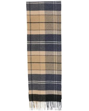 Barbour Accessoires ,Veelkleurig ,Wol Inverness Tartan Sjaal Met Franjes - Meerkleurig