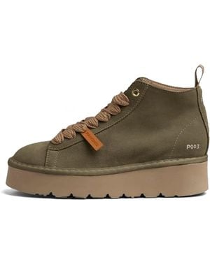 Pànchic Lace-Up Boots - Brown