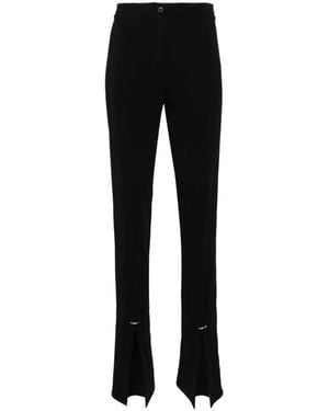 Mugler Wide Trousers - Black