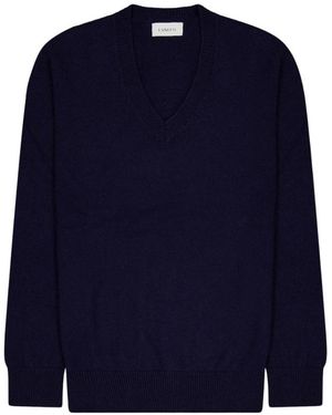 Laneus V-Neck Knitwear - Azul