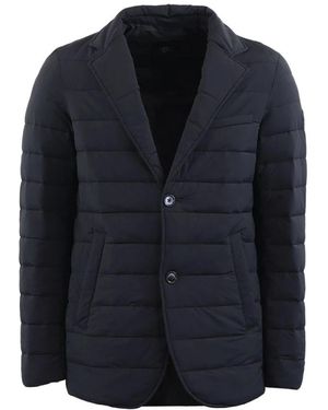 ALPHATAURI Jassen ,Zwart ,Leer Otalo Gewatteerd Jack - Blauw