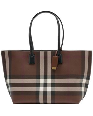 Burberry Tote Bags - Brown